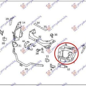 019900272 Mercedes-Benz M-Class 1998-2005 | Φανοστάτης Εμπρός Αριστερός