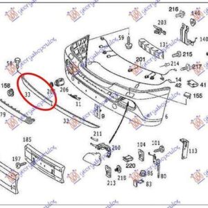 019906381 Mercedes-Benz M-Class 1998-2005 | Σπόιλερ Εμπρός Δεξιό