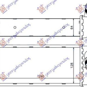 295006240 Fiat Panda 2012- | Ψυγείο Intercooler