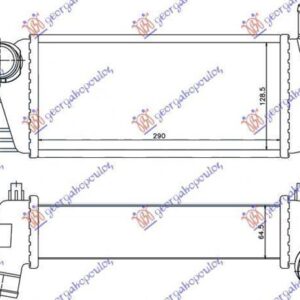 297206210 Fiat 500 2015- | Ψυγείο Intercooler