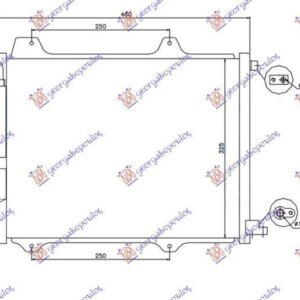 020406400 Suzuki Ignis 2000-2008 | Ψυγείο A/C