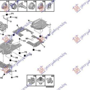 020700840 Citroen C4 2004-2011 | Ποδιά Προφυλακτήρα