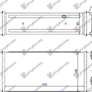 625006230-1 Peugeot 3008 2009-2013 | Ψυγείο Intercooler