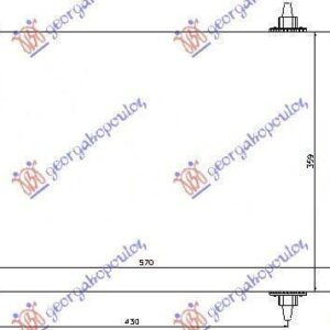 205006400-1 Citroen Berlingo 2015-2019 | Ψυγείο A/C Βενζίνη/Πετρέλαιο