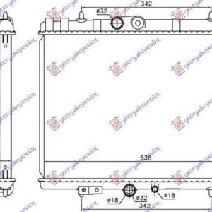 020806350 Citroen C5 2004-2008 | Ψυγείο Νερού