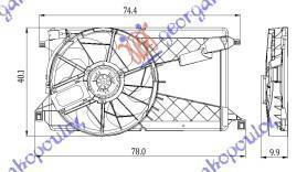 020906450 Ford Focus C-Max 2003-2007 | Βεντιλατέρ