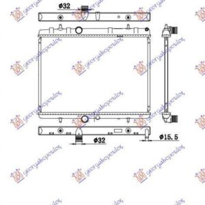 020706315 Citroen C4 2004-2011 | Ψυγείο Νερού Βενζίνη/Πετρέλαιο