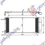 625906425 Peugeot 607 2000-2007 | Ψυγείο A/C