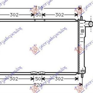 239406300 Daewoo Leganza 1997-2004 | Ψυγείο Νερού