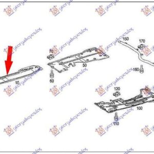 021900830 Mercedes-Benz A-Class 2004-2012 | Ποδιά Μηχανής