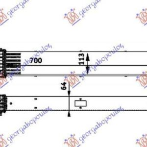 021906200 Mercedes-Benz A-Class 2004-2012 | Ψυγείο Intercooler