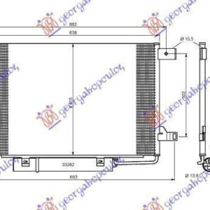 071506400 Mercedes-Benz B-Class 2006-2008 | Ψυγείο A/C