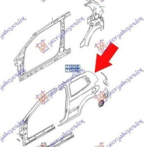 022101692 Hyundai Getz 2002-2005 | Φτερό Πίσω Αριστερό