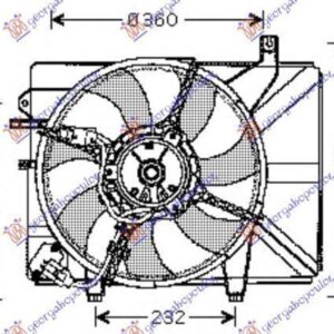 026106450 Hyundai Getz 2006-2010 | Βεντιλατέρ