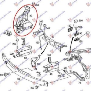 022300471 Mercedes-Benz E-Class 2009-2013 | Φανοστάτης Εμπρός Δεξιός