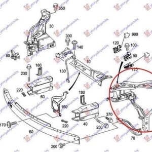 022300472 Mercedes-Benz E-Class 2009-2013 | Φανοστάτης Εμπρός Αριστερός