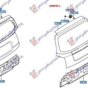 022402070 Hyundai Atos Prime 1999-2003 | Ποδιά Πίσω