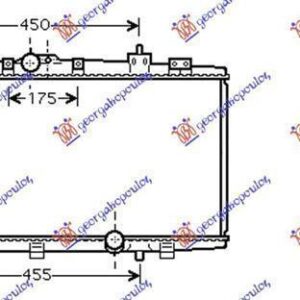 081406340 Toyota Yaris Verso 1999-2006 | Ψυγείο Νερού