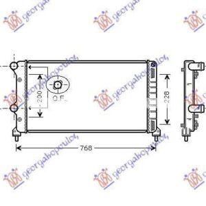 024306310 Fiat Doblo 2005-2009 | Ψυγείο Νερού