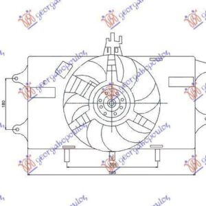 022806440 Fiat Doblo 2001-2005 | Βεντιλατέρ