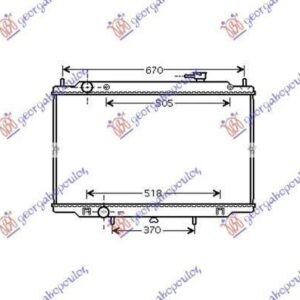 023106300 Nissan Navara 2001-2010 | Ψυγείο Νερού