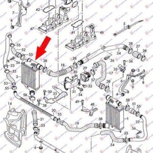 023406201 Audi A6 2004-2008 | Ψυγείο Intercooler Δεξιό