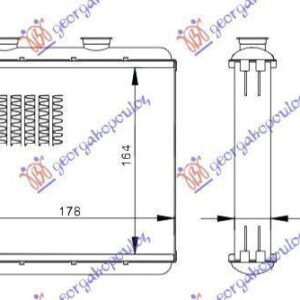 602006500-1 Opel Meriva 2010-2014 | Ψυγείο Καλοριφέρ