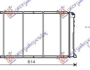 084806300 Renault Master/Mascott 1998-2009 | Ψυγείο Νερού