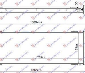 024406210 Nissan Micra 2002-2010 | Ψυγείο Intercooler