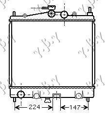 026806305 Renault Clio 2006-2009 | Ψυγείο Νερού