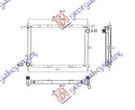 036406325 Nissan Note 2006-2013 | Ψυγείο Νερού