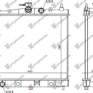 024406340 Nissan Micra 2002-2010 | Ψυγείο Νερού