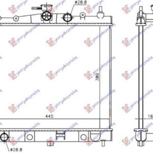 024406345 Nissan Micra 2002-2010 | Ψυγείο Νερού