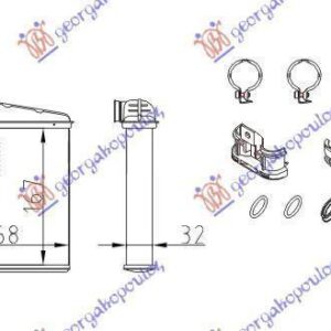 067606500 Renault Modus 2008-2013 | Ψυγείο Καλοριφέρ