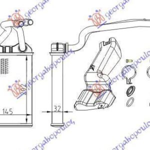 024506500 Chrysler PT Cruiser 2001-2010 | Ψυγείο Καλοριφέρ