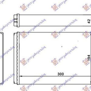 024606500 Citroen Jumper 2002-2006 | Ψυγείο Καλοριφέρ