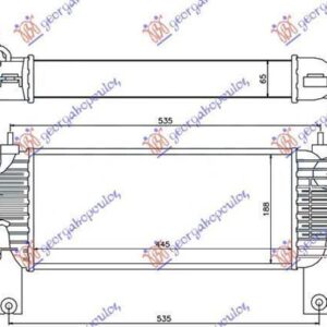 584006200 Nissan Navara 2010-2015 | Ψυγείο Intercooler