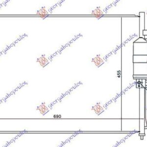 584006410 Nissan Navara 2010-2015 | Ψυγείο A/C