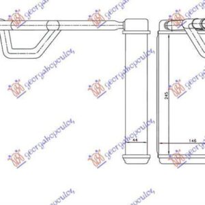 024906500 Nissan Navara 2005-2010 | Ψυγείο Καλοριφέρ