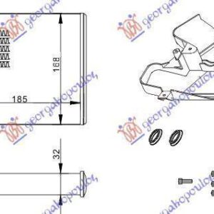 027106500 Opel Signum 2003-2006 | Ψυγείο Καλοριφέρ