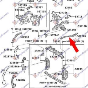 025200272 Toyota Yaris 2005-2011 | Φανοστάτης Εμπρός Αριστερός