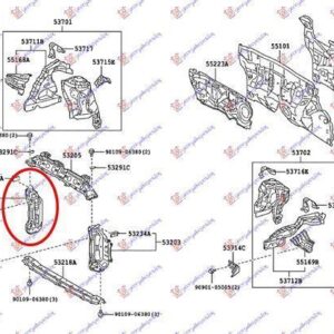 025200471 Toyota Yaris 2005-2011 | Φανοστάτης Εμπρός Δεξιός