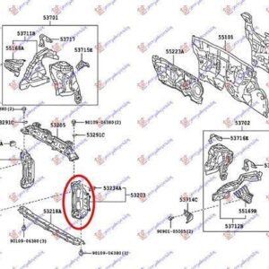 025200472 Toyota Yaris 2005-2011 | Φανοστάτης Εμπρός Αριστερός