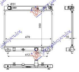 025206310 Toyota Yaris 2005-2011 | Ψυγείο Νερού