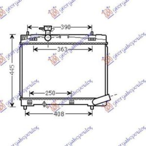 821006350 Toyota Yaris 2011-2014 | Ψυγείο Νερού Βενζίνη