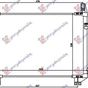 025206420 Toyota Yaris 2005-2011 | Ψυγείο A/C Diesel