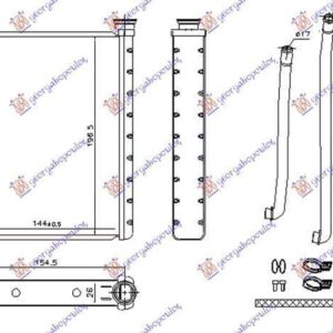 025206500 Toyota Yaris 2005-2011 | Ψυγείο Καλοριφέρ