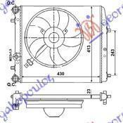 876006310 VW Polo Cross 2005-2009 | Ψυγείο Νερού Βενζίνη/Πετρέλαιο