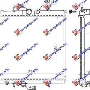 628006300 Peugeot 206+ 2009-2013 | Ψυγείο Νερού