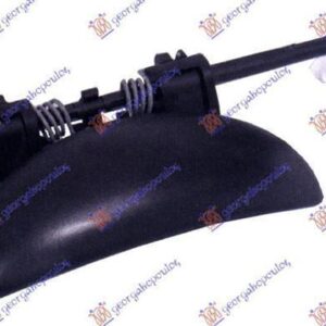 025607841 Peugeot 206 1998-2009 | Χερούλι Πόρτας Εξωτερικό Εμπρός Δεξιό